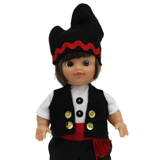 Muñeco regional Asturiano Folk
