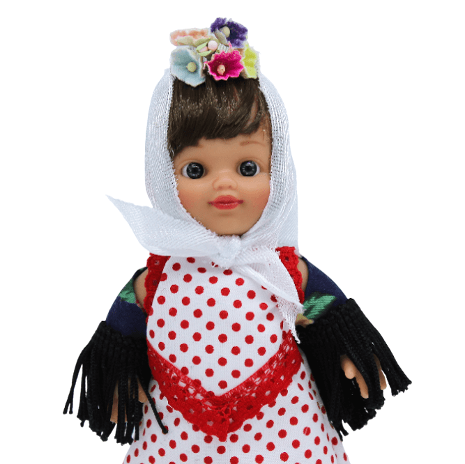 Muñeca regional chulapa Madrileña Folk