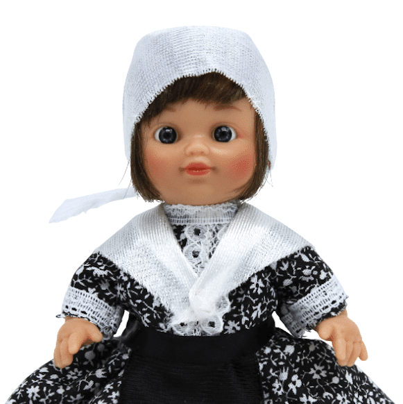Muñeca regional aldeana Vasca Folk