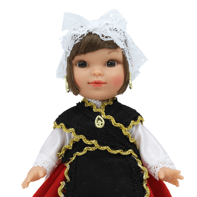 Muñeca regional Asturiana Folk
