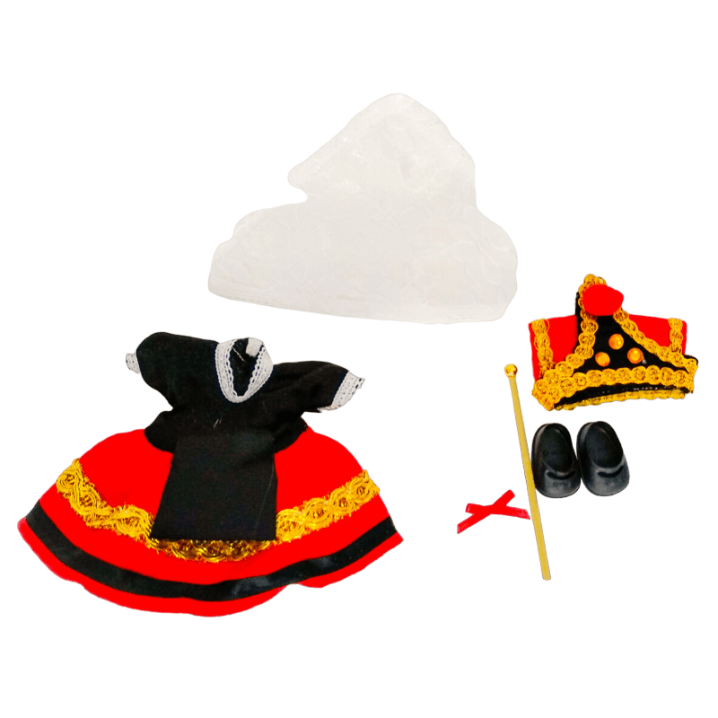 Vestido regional segoviana muñeca