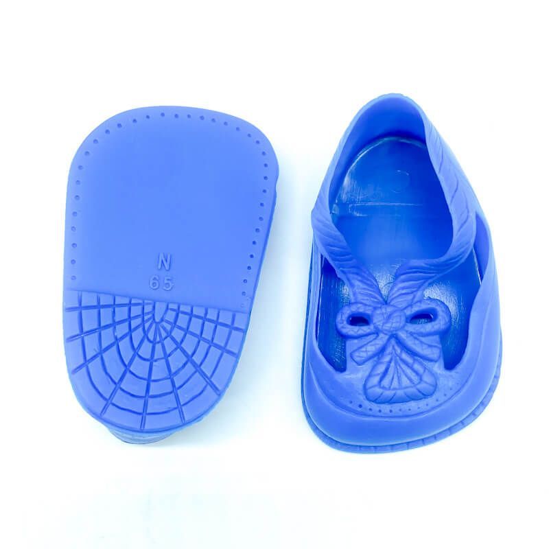 Zapatos De Lona Azul Para Muñecas De 15-17 Cm – Accesorios De Repuesto, Mini Calzado De 3.7×2.3 Cm Para Coleccionistas