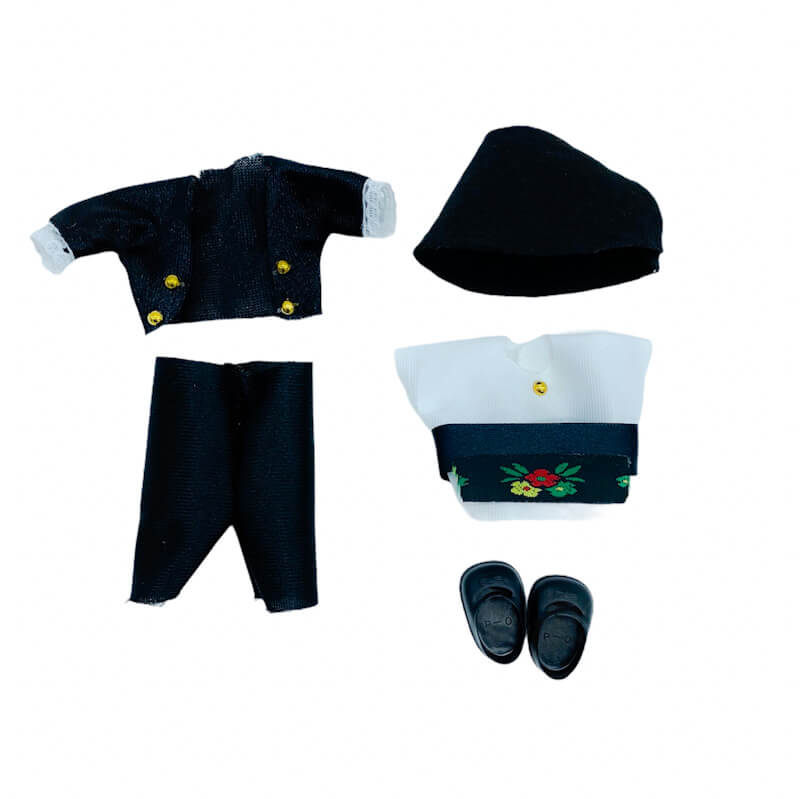 Vestido regional Salmantino muñeca
