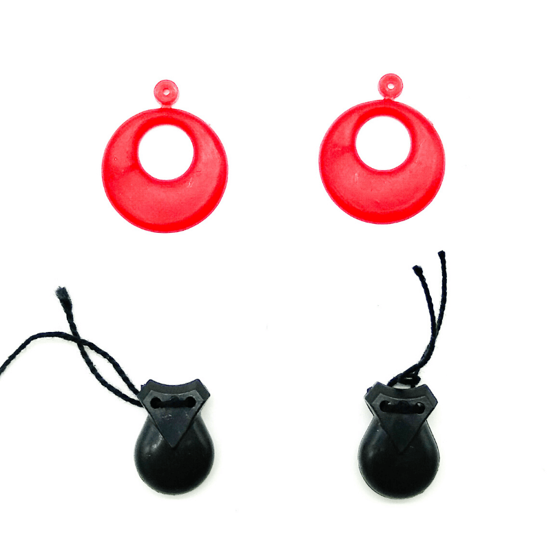 Pendientes y castañuelas flamenca muñecas colección Folk Artesanía