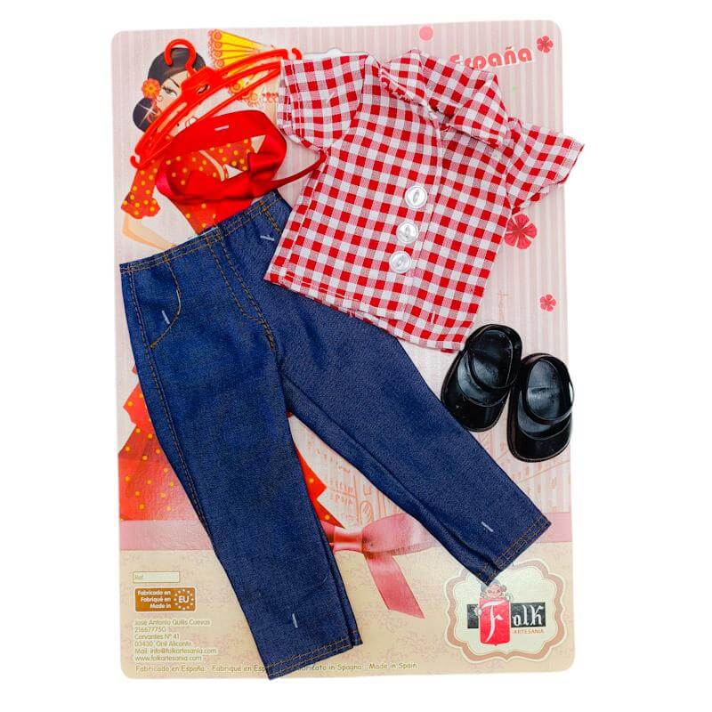 Set ropa muñeca Folk
