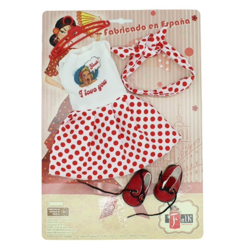 Set ropa muñeca Folk