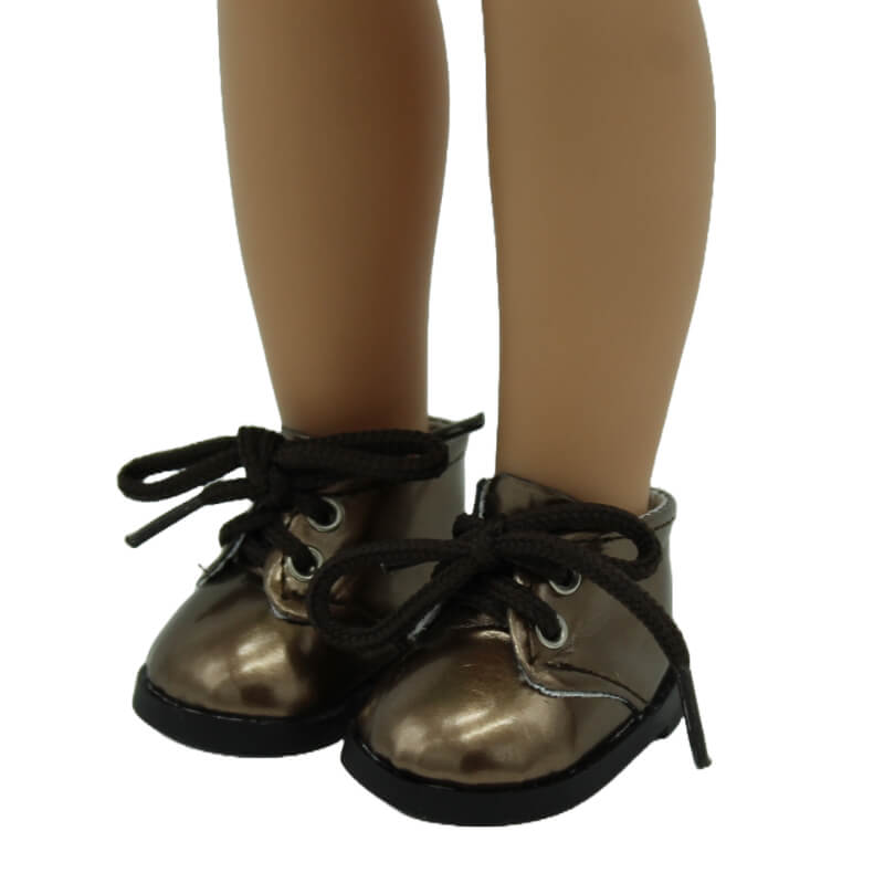 Zapatos piel botín charol