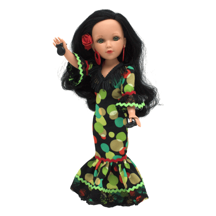 Muñeca flamenca andaluza Folk