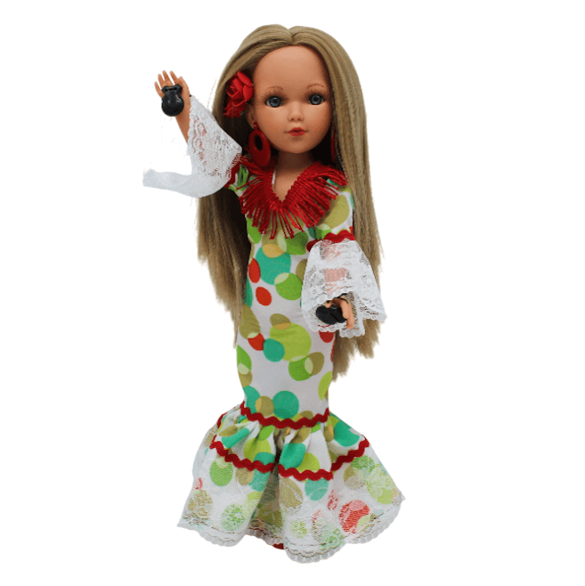 Muñeca flamenca andaluza Folk