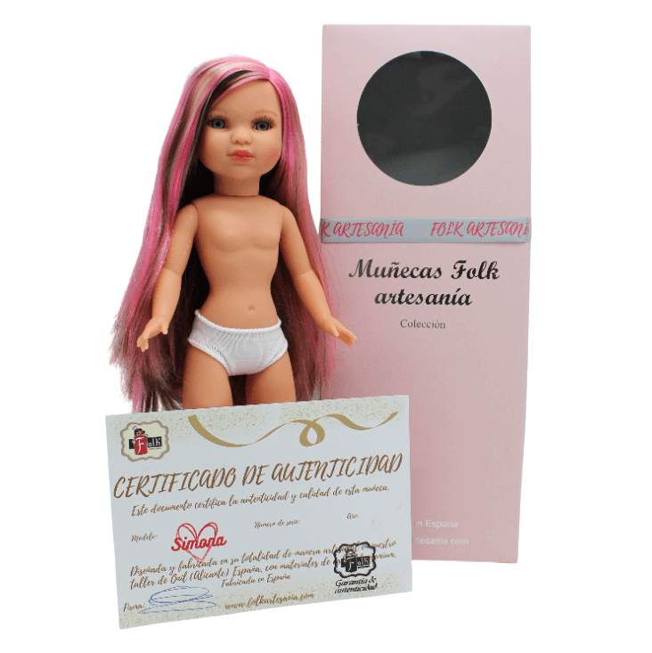 Muñeca desnuda Simona Folk