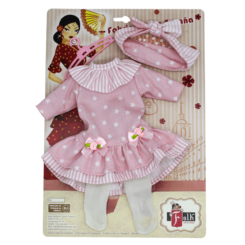 Set ropa muñeca Folk