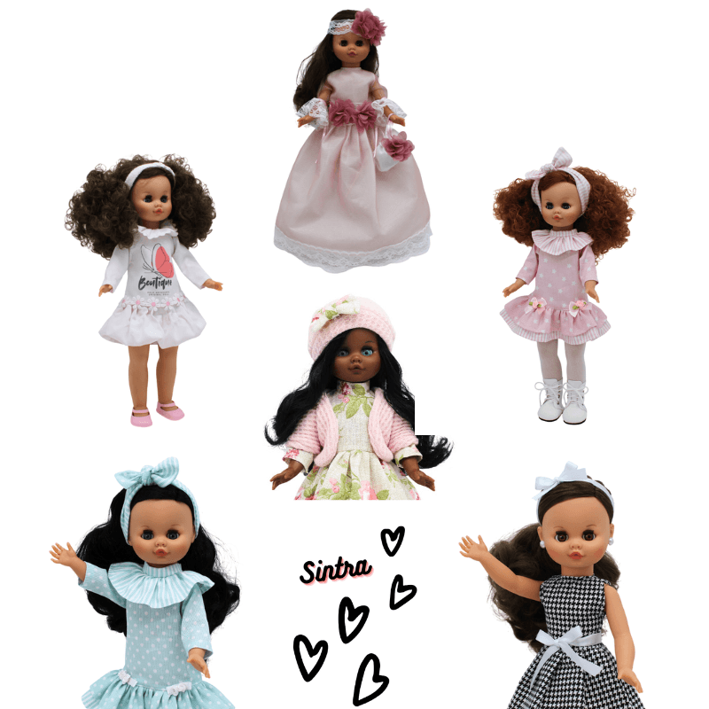 Muñeca colección Sintra original 40 cm. 100% vinilo vestidos edición limitada